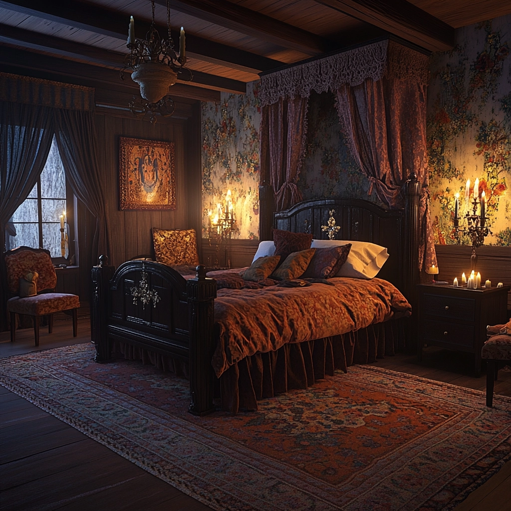 farmhouse cottage bedroom 55