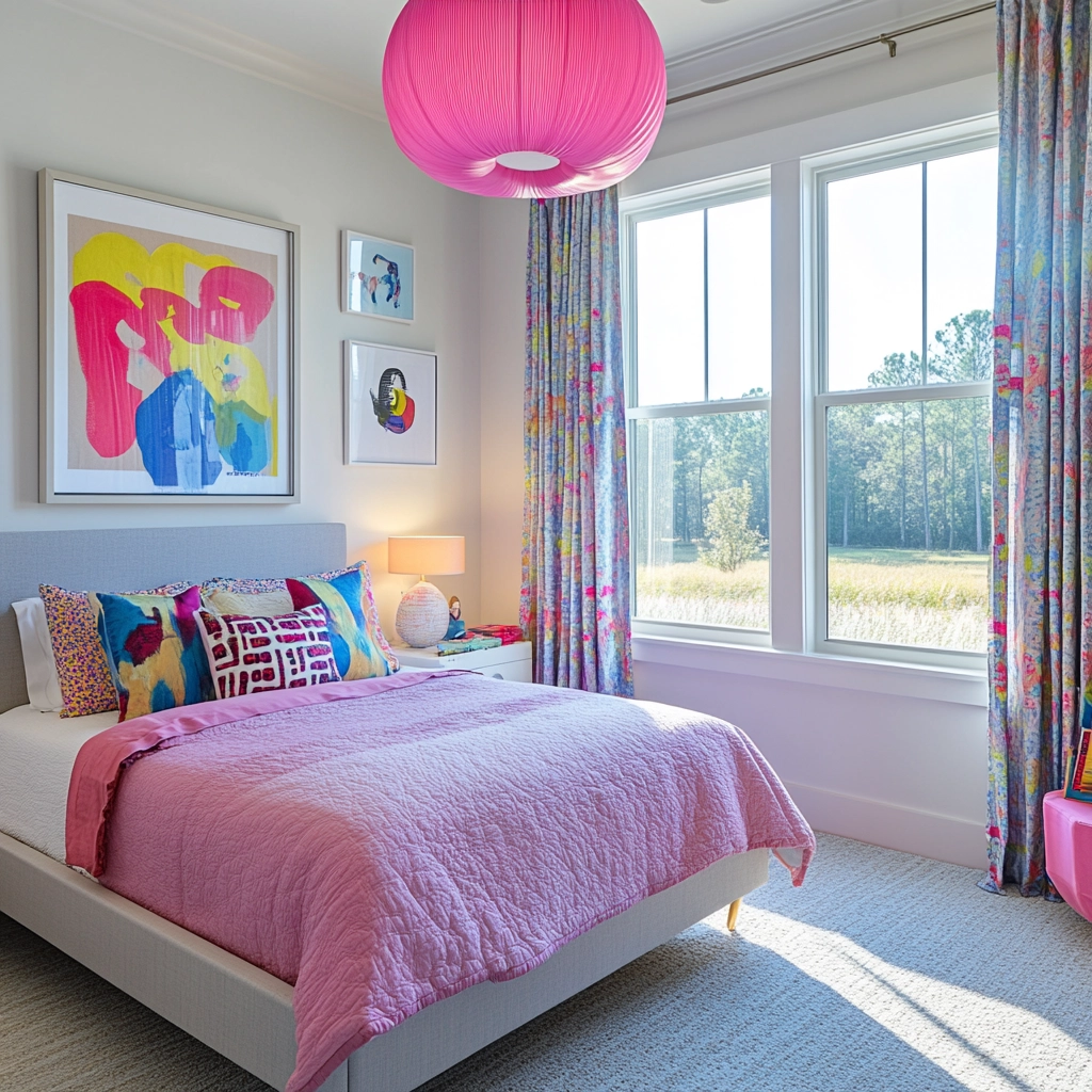 farmhouse girls bedroom 61
