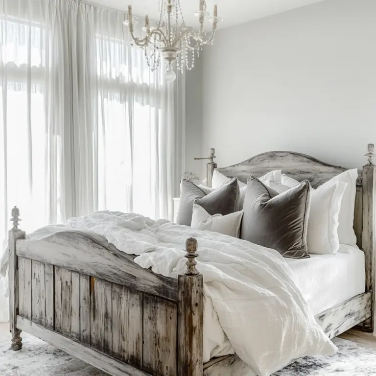 farmhouse glam bedroom 1