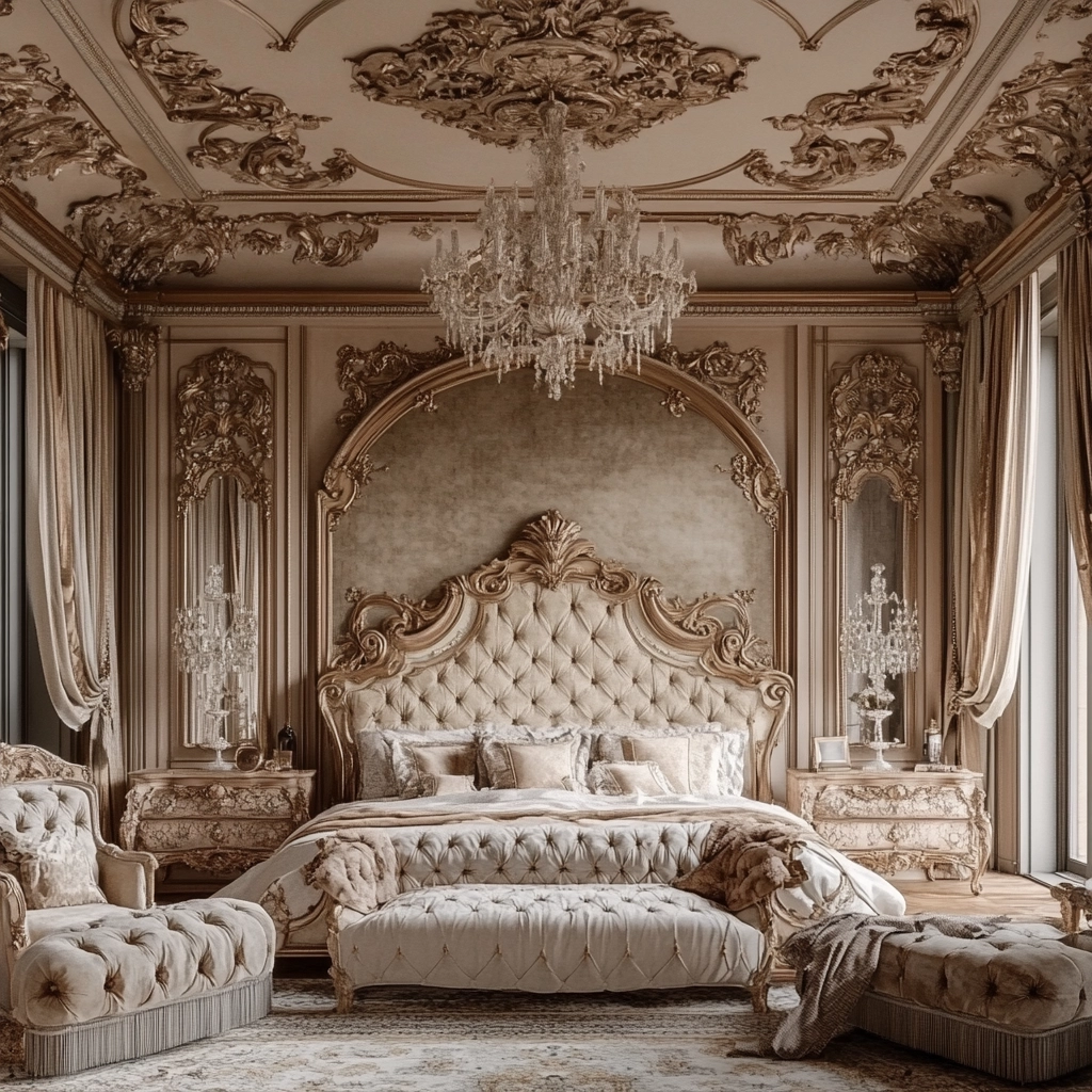 farmhouse glam bedroom 16