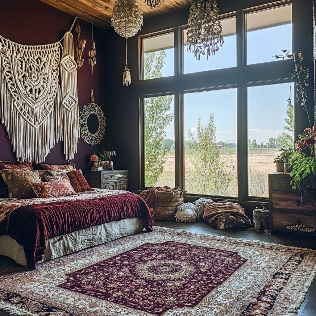 farmhouse glam bedroom 23