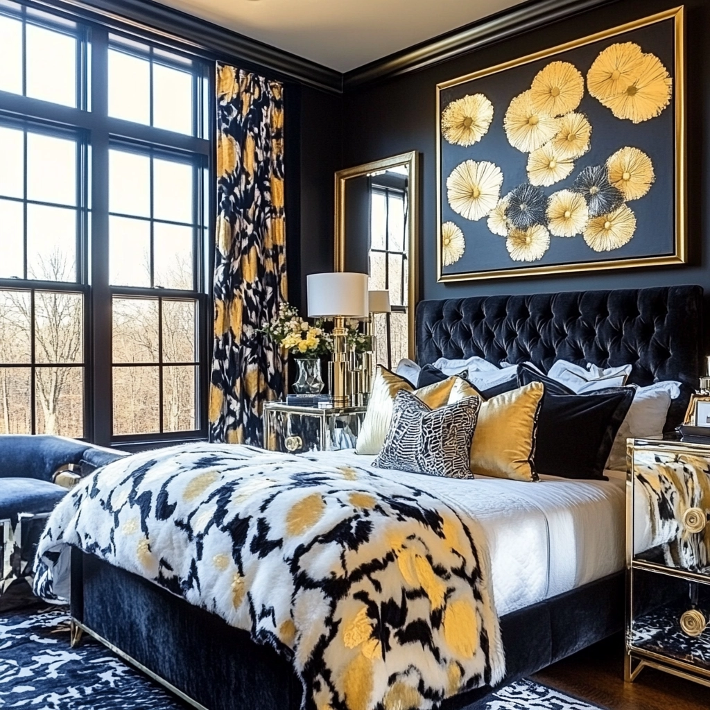 farmhouse glam bedroom 36