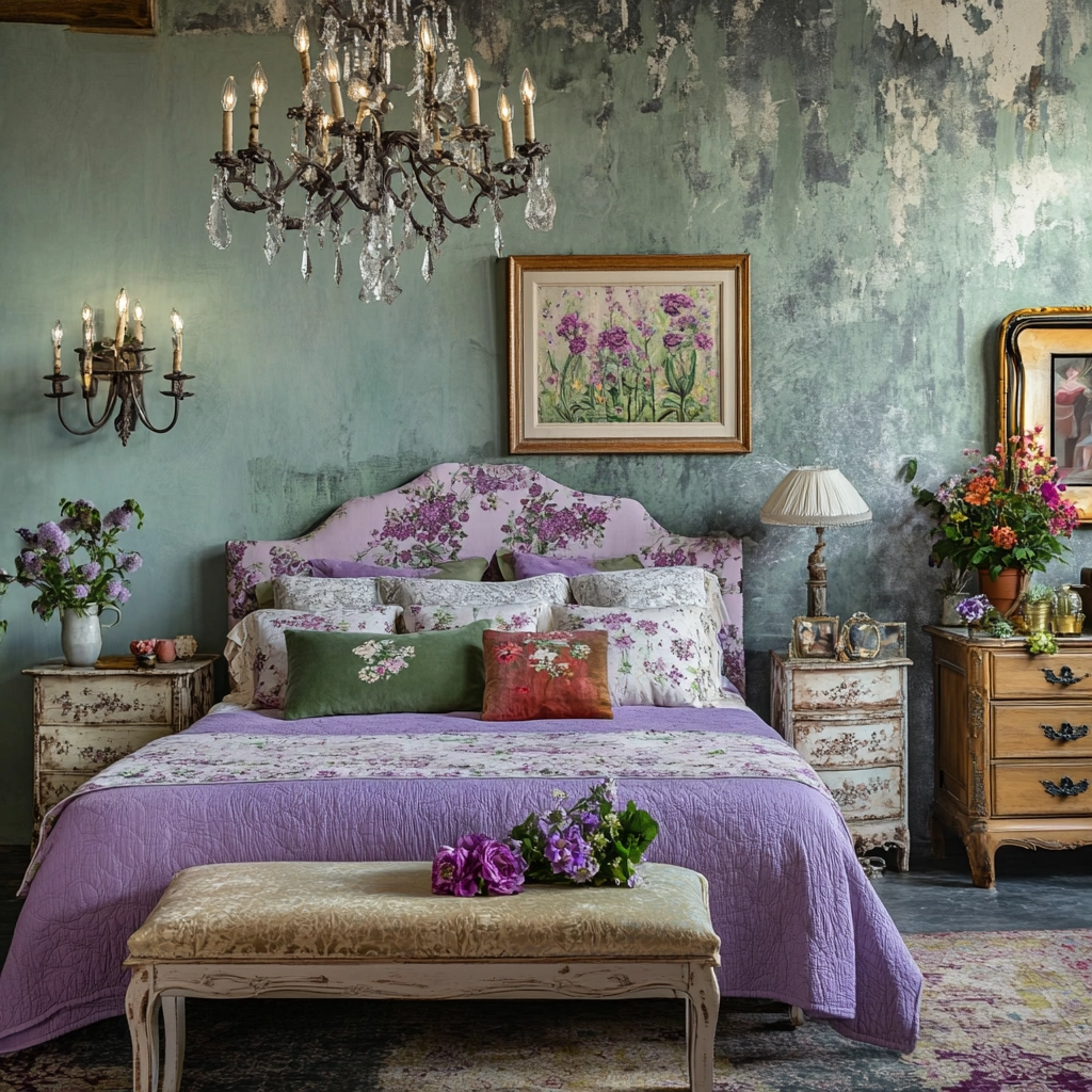 farmhouse glam bedroom 37