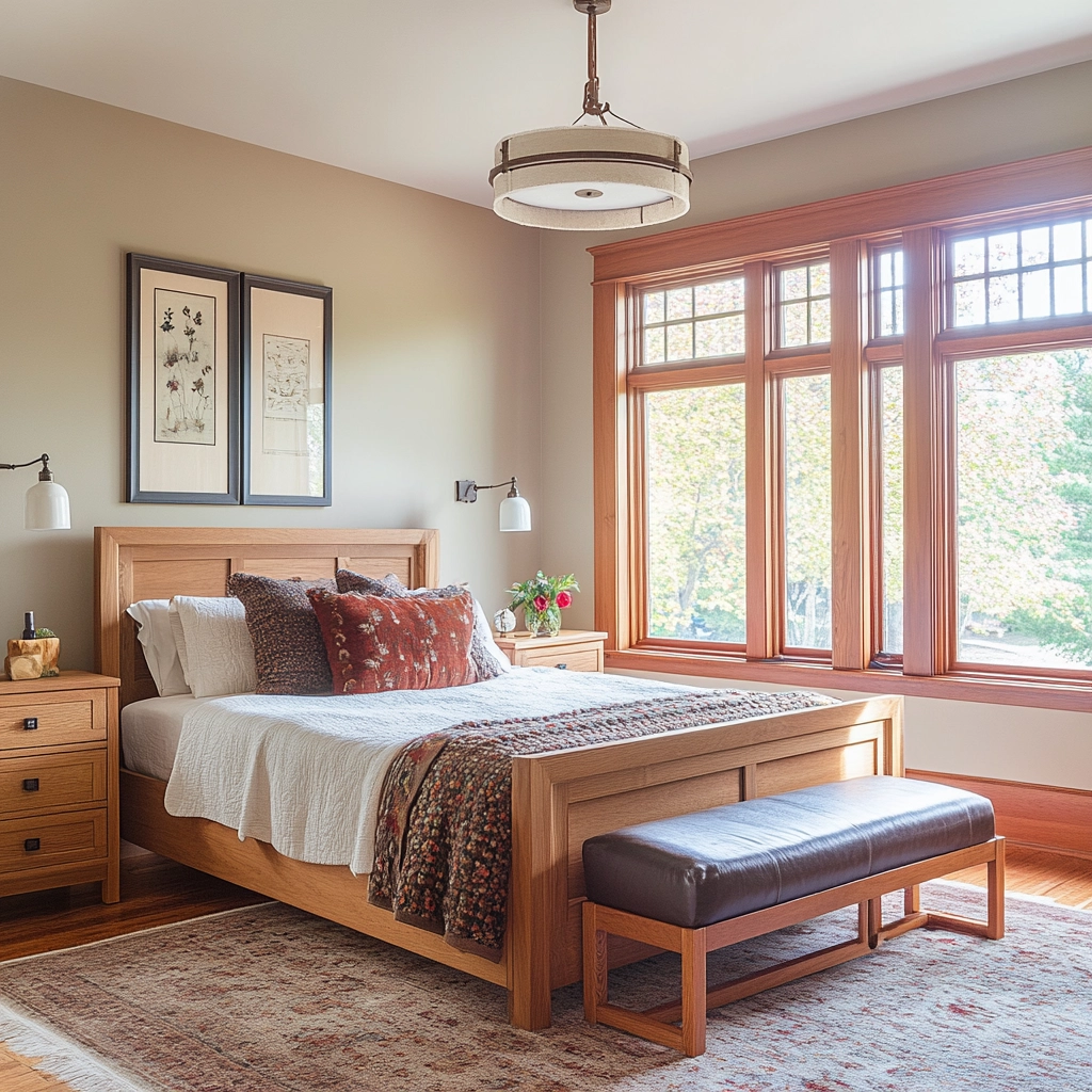 farmhouse glam bedroom 78