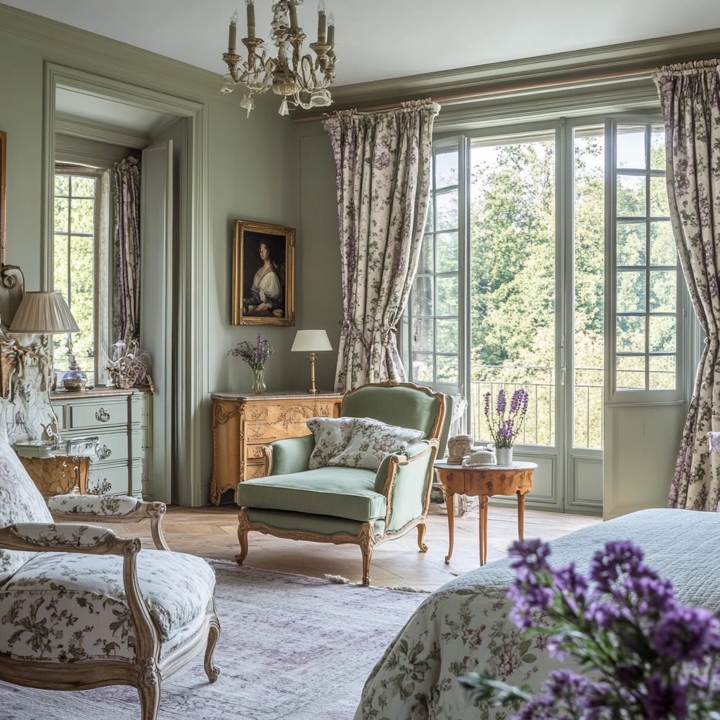 farmhouse green bedroom 55