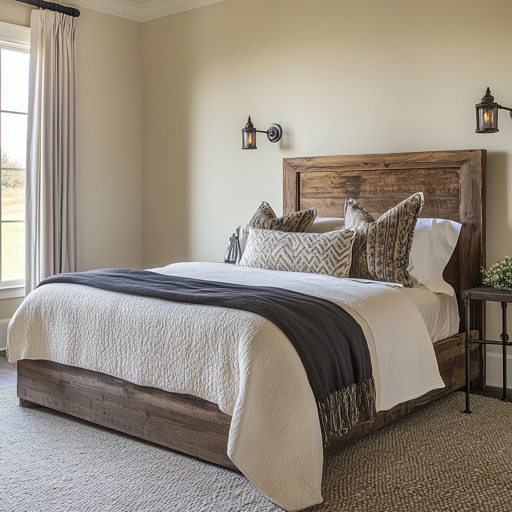 farmhouse guest bedroom 67