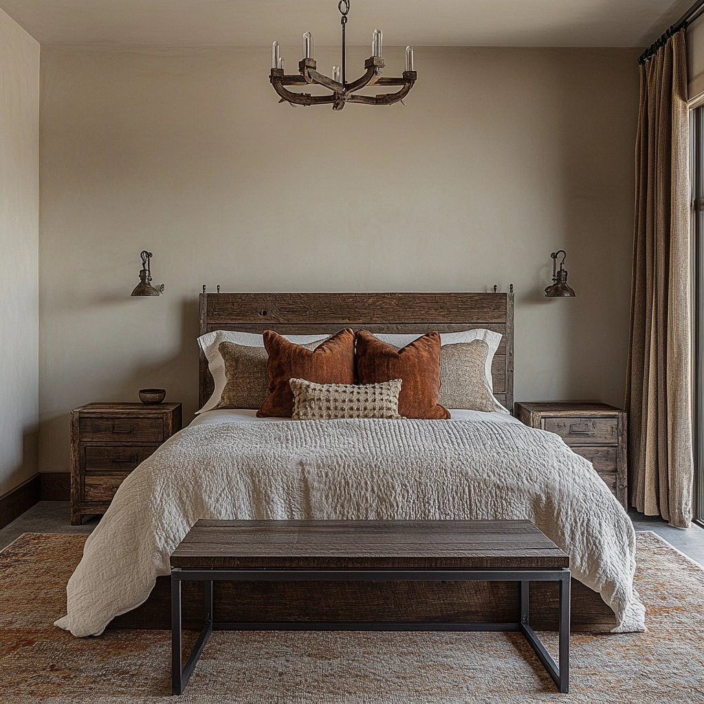 farmhouse guest bedroom 68