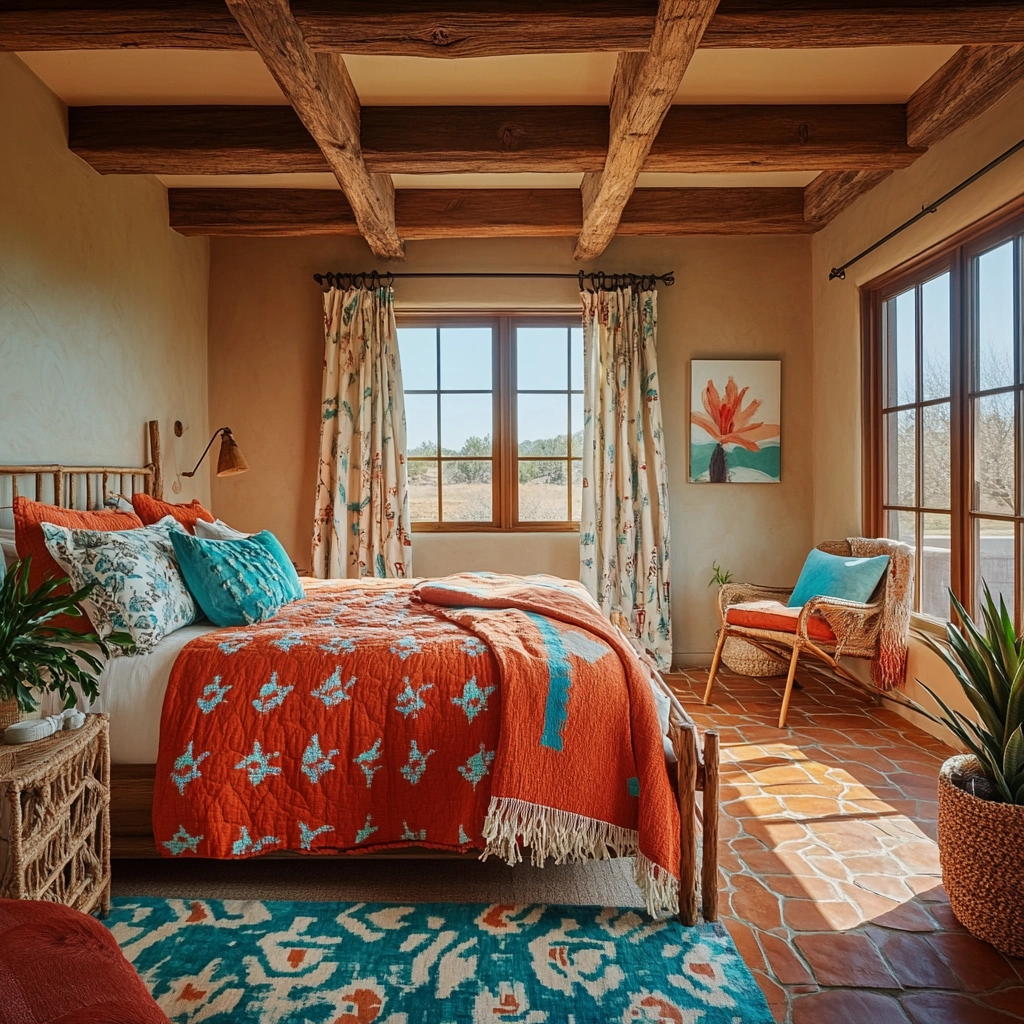 farmhouse guest bedroom 79