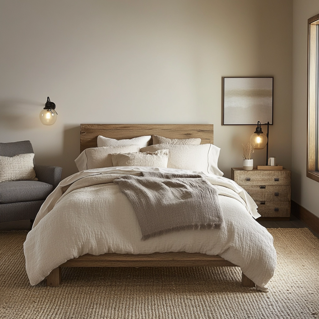 farmhouse guest bedroom decor 7