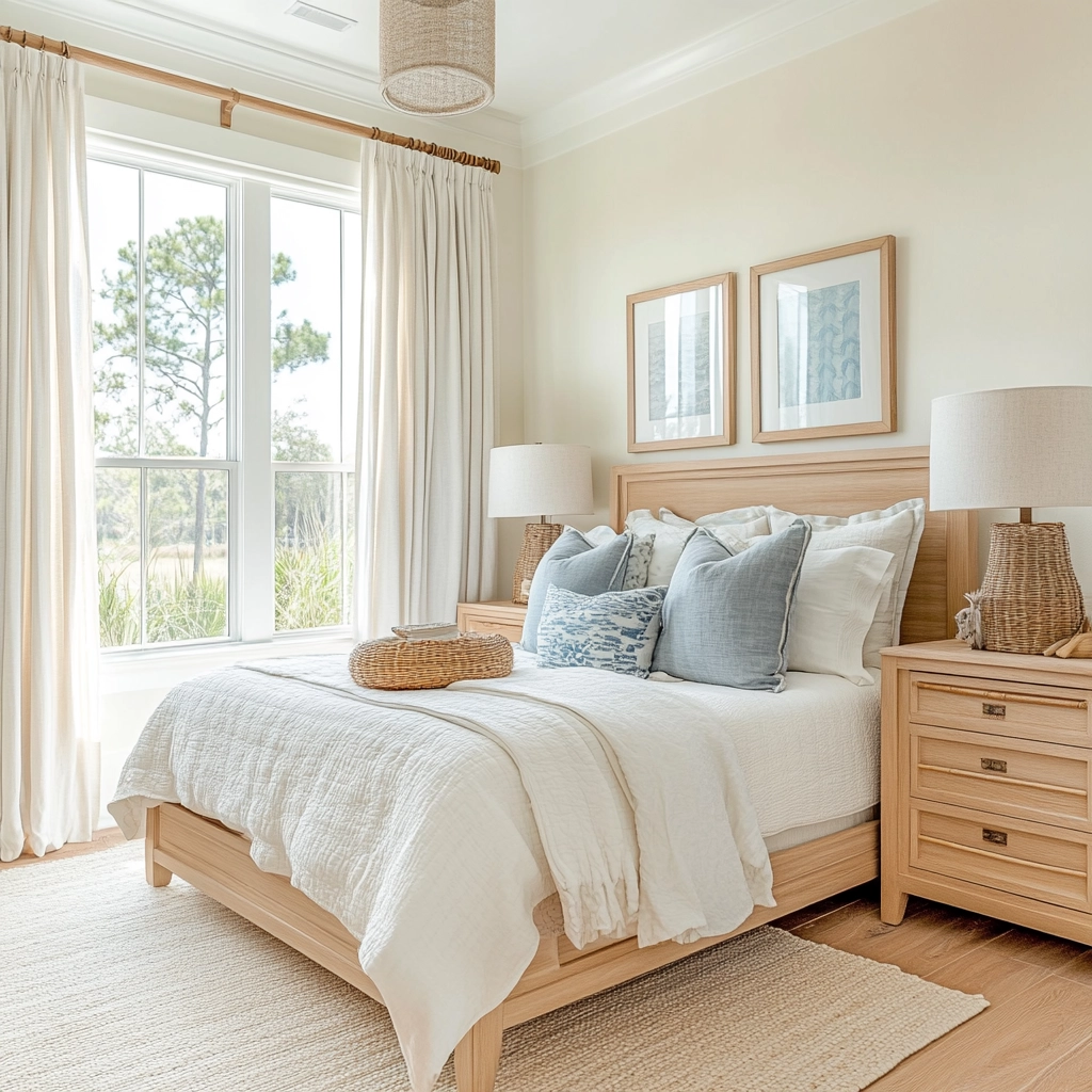 farmhouse guest bedroom ideas 25