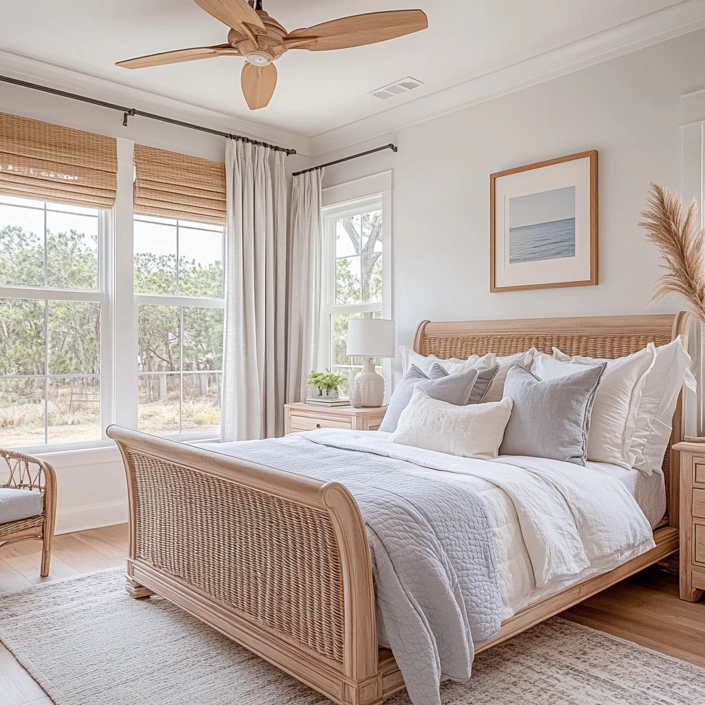 farmhouse guest bedroom ideas 26