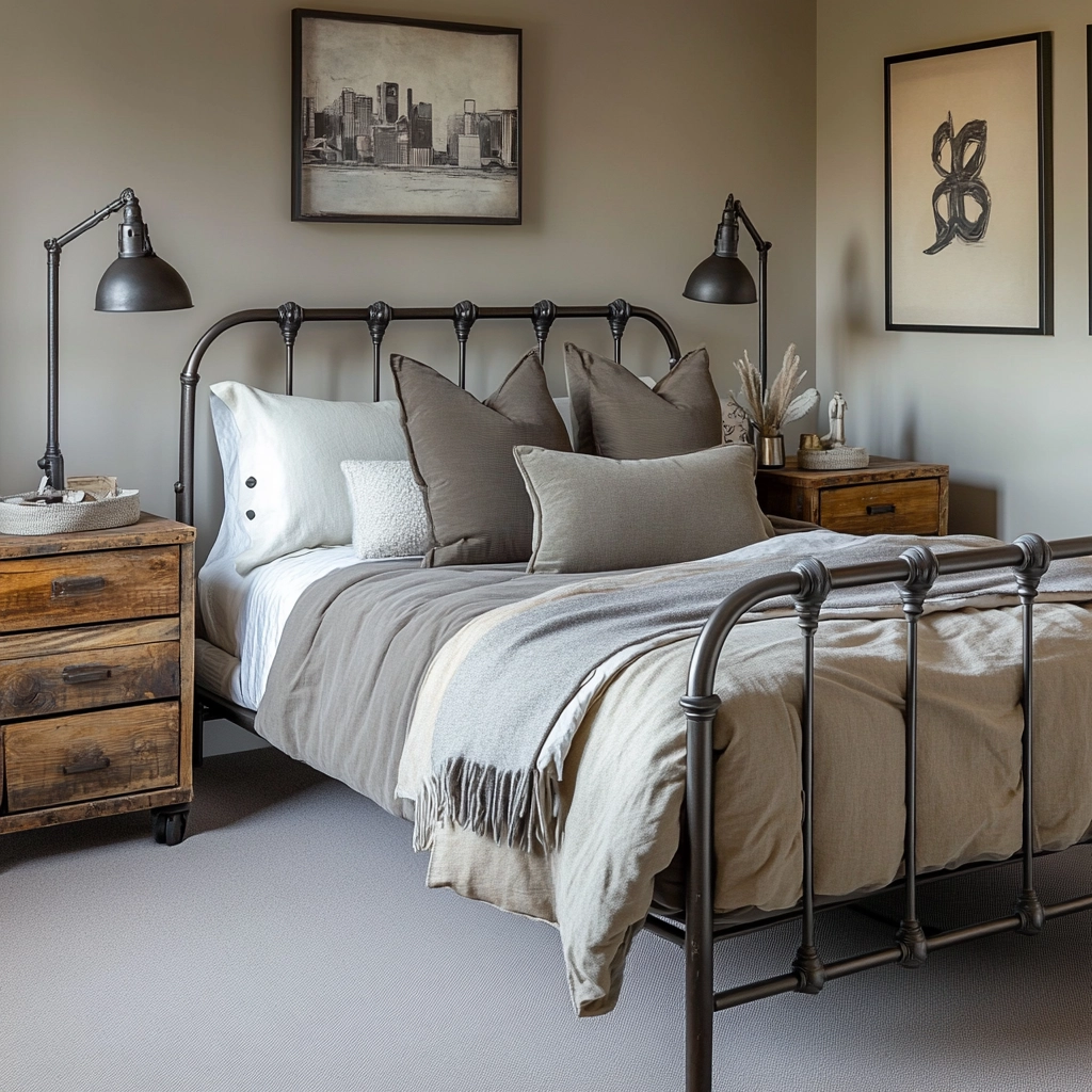 farmhouse guest bedroom ideas 29