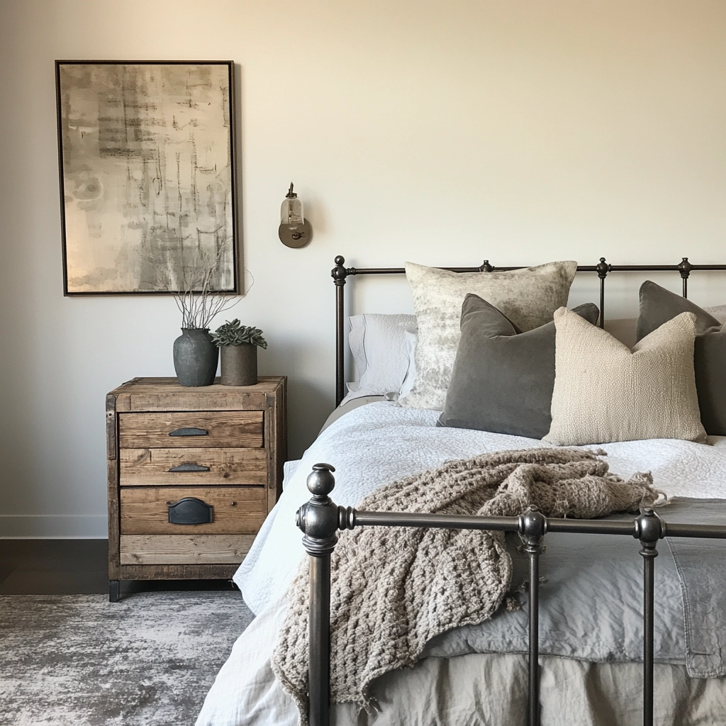 farmhouse guest bedroom ideas 32