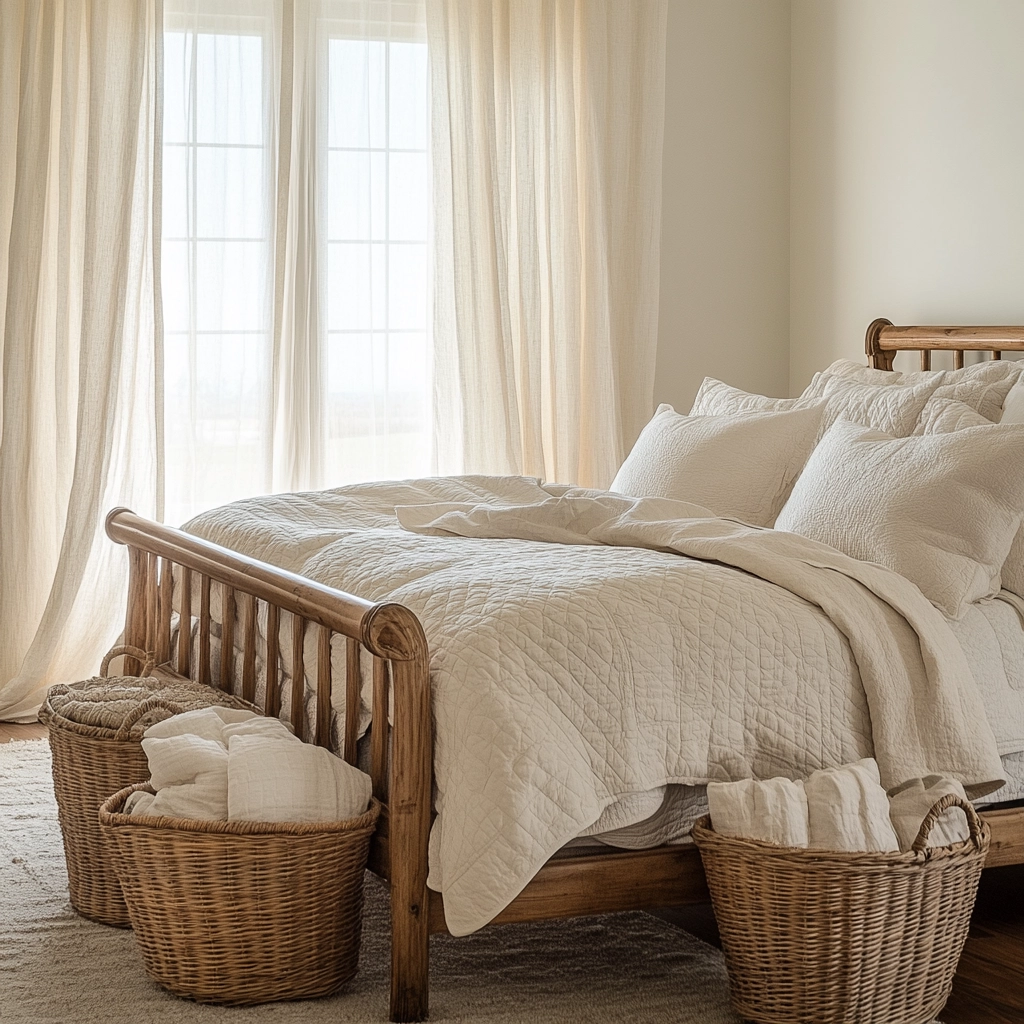 farmhouse guest bedroom ideas 6
