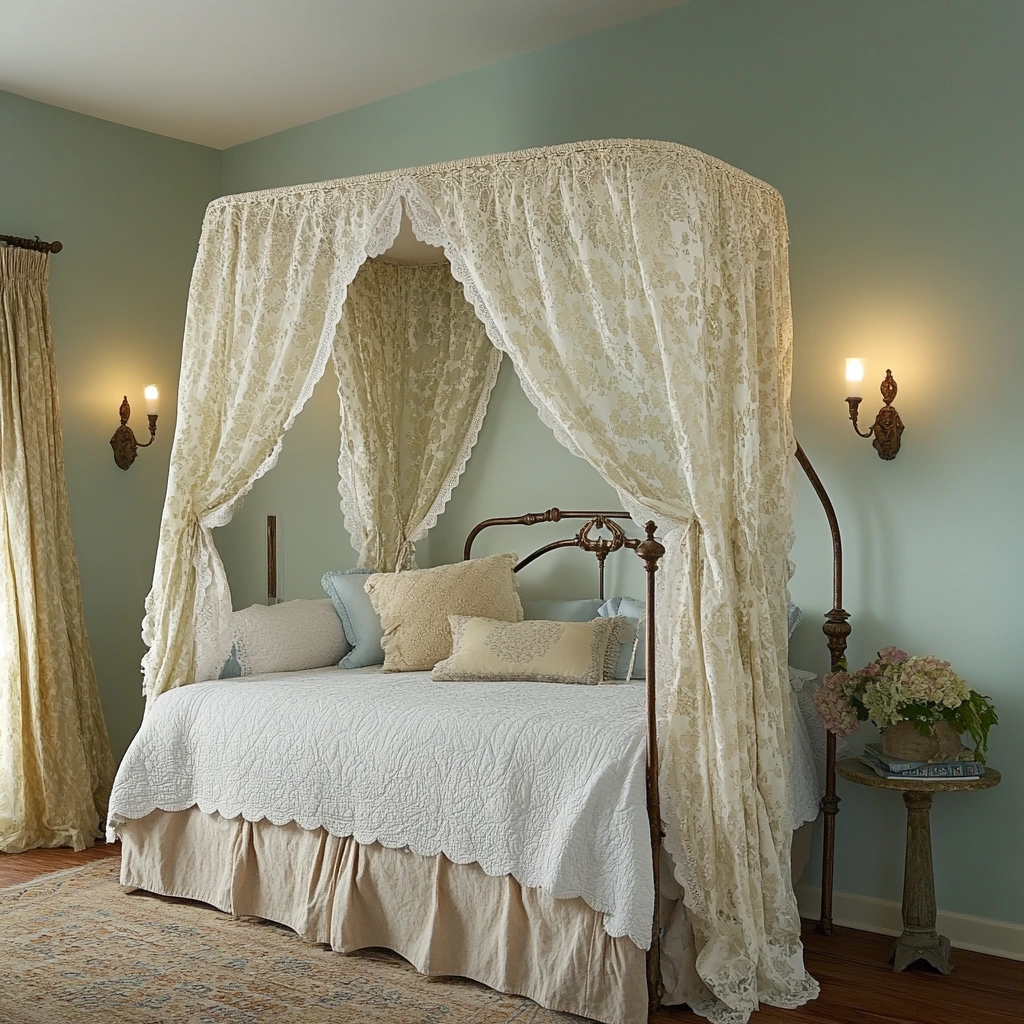 farmhouse guest bedroom ideas 69