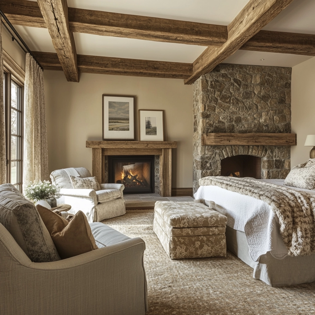farmhouse guest bedroom ideas 75