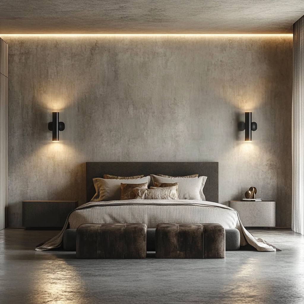 farmhouse industrial bedroom 32