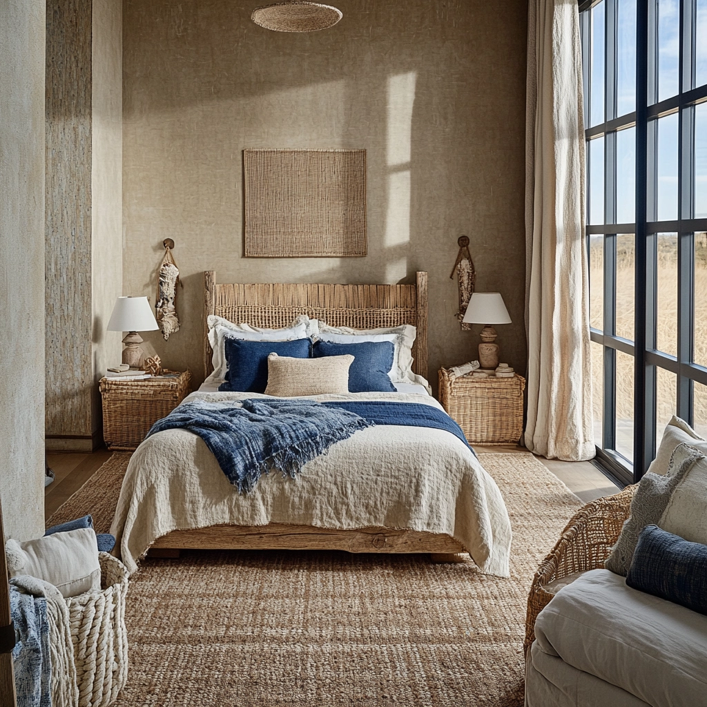 farmhouse industrial bedroom 46