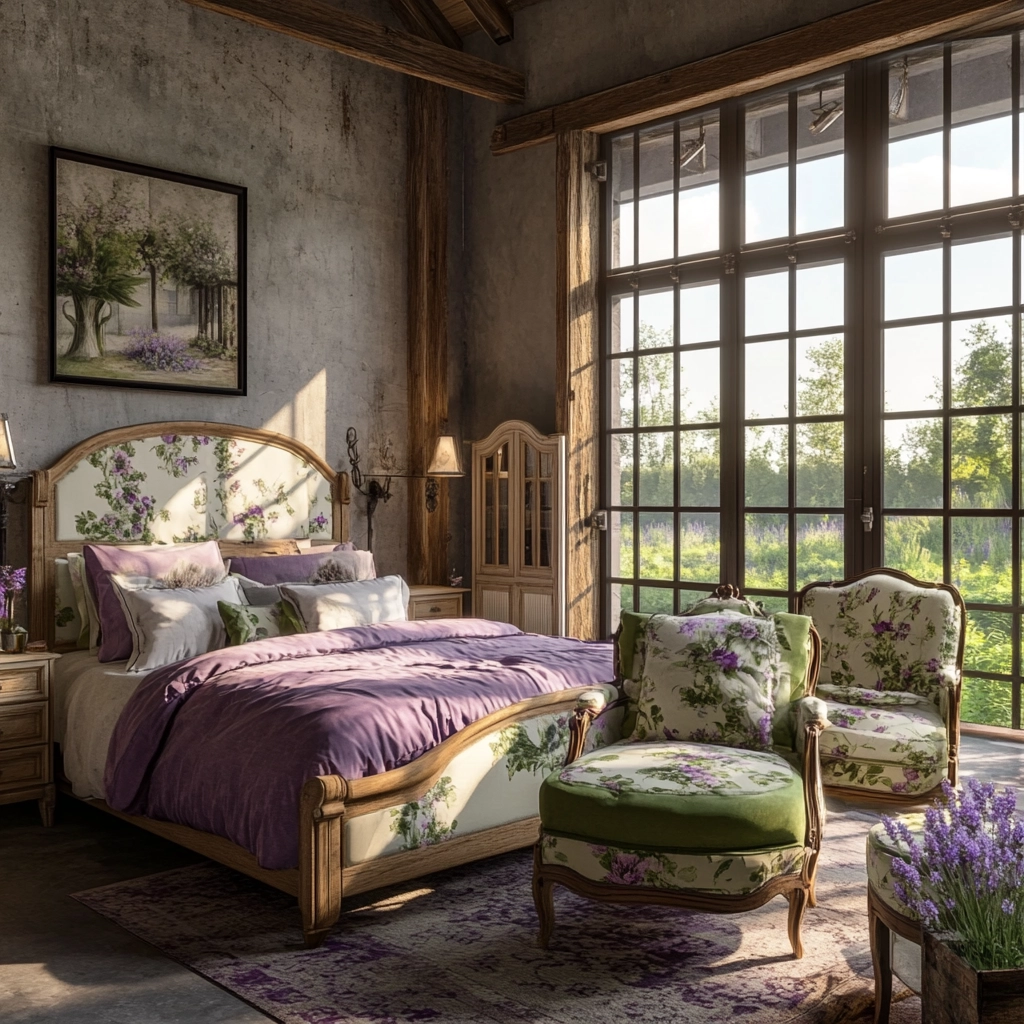 farmhouse industrial bedroom 51