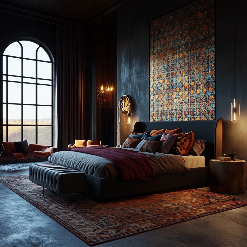 farmhouse industrial bedroom 60