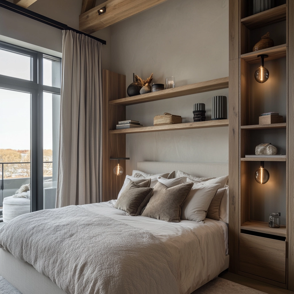 farmhouse industrial bedroom 67