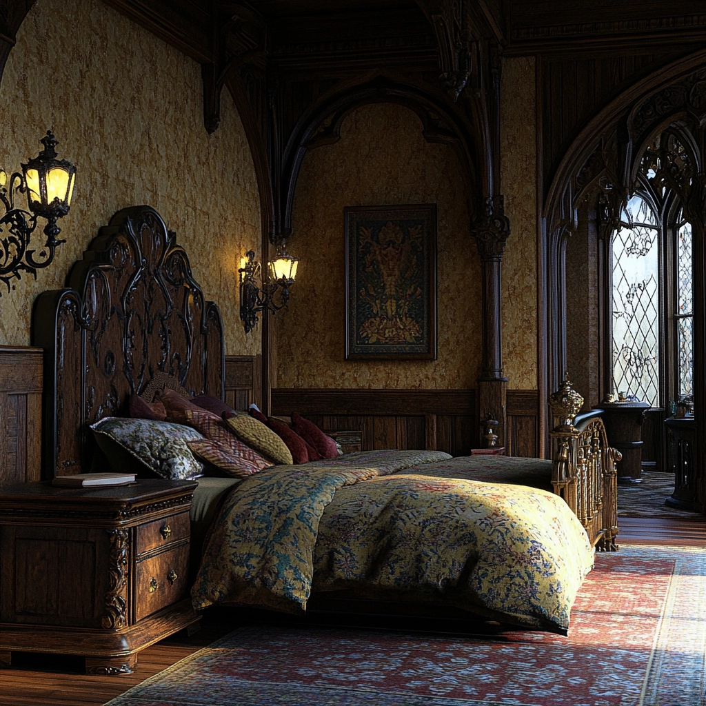 farmhouse interior bedroom 44