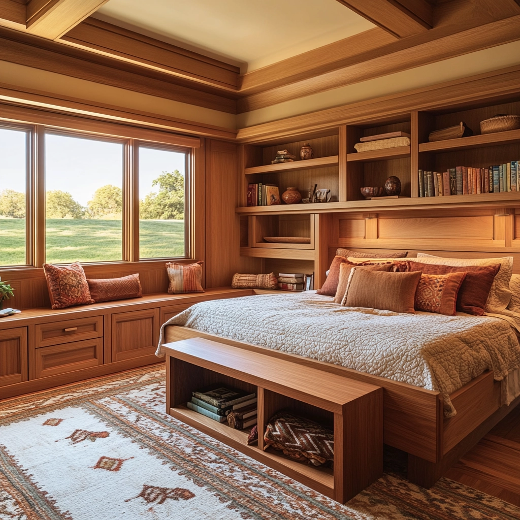 farmhouse interior bedroom 71