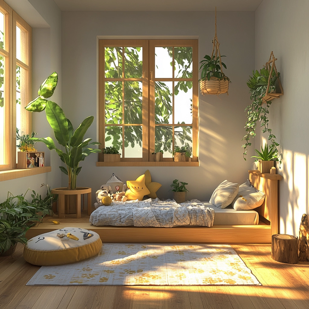 farmhouse kids bedroom 61