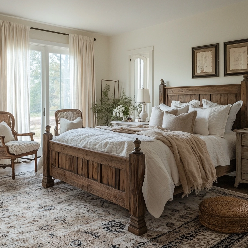 farmhouse main bedroom 4