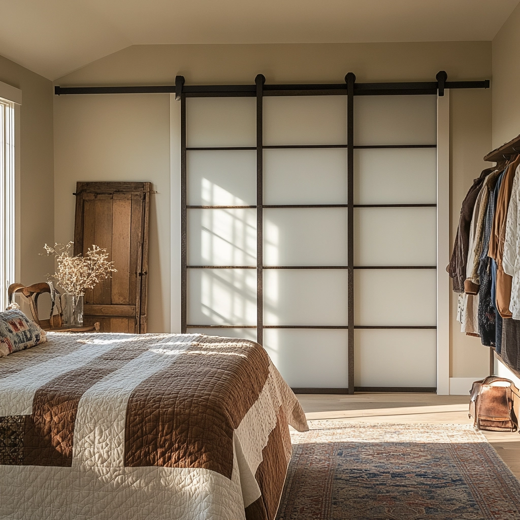 farmhouse modern bedroom 14