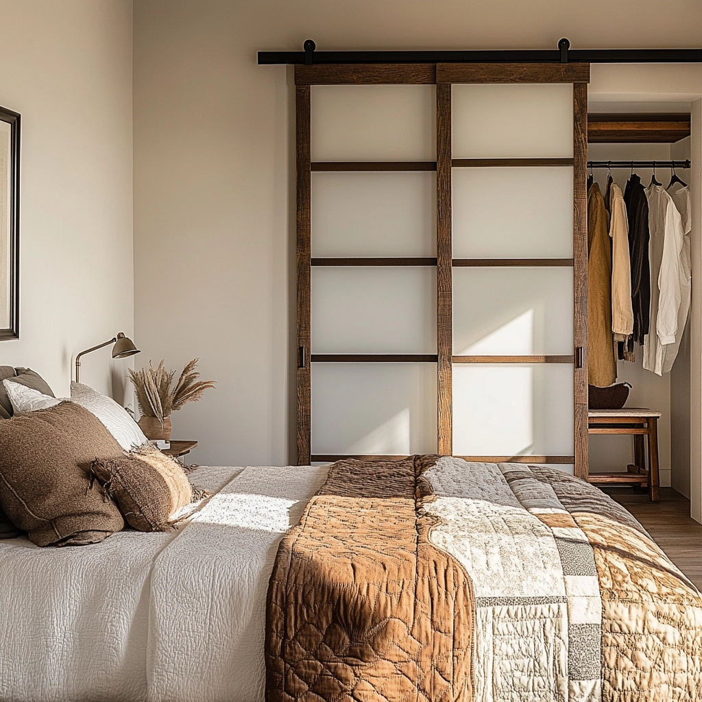 farmhouse modern bedroom 15