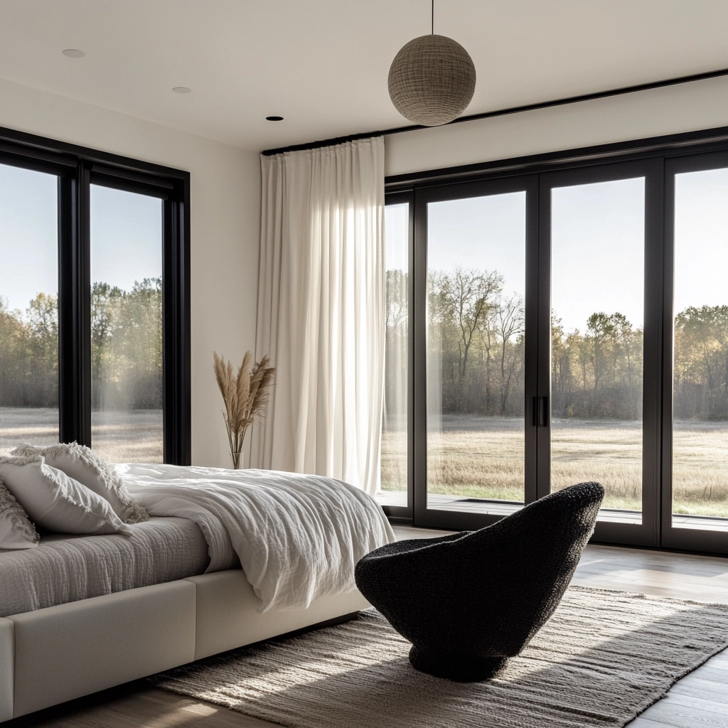 farmhouse modern bedroom 18