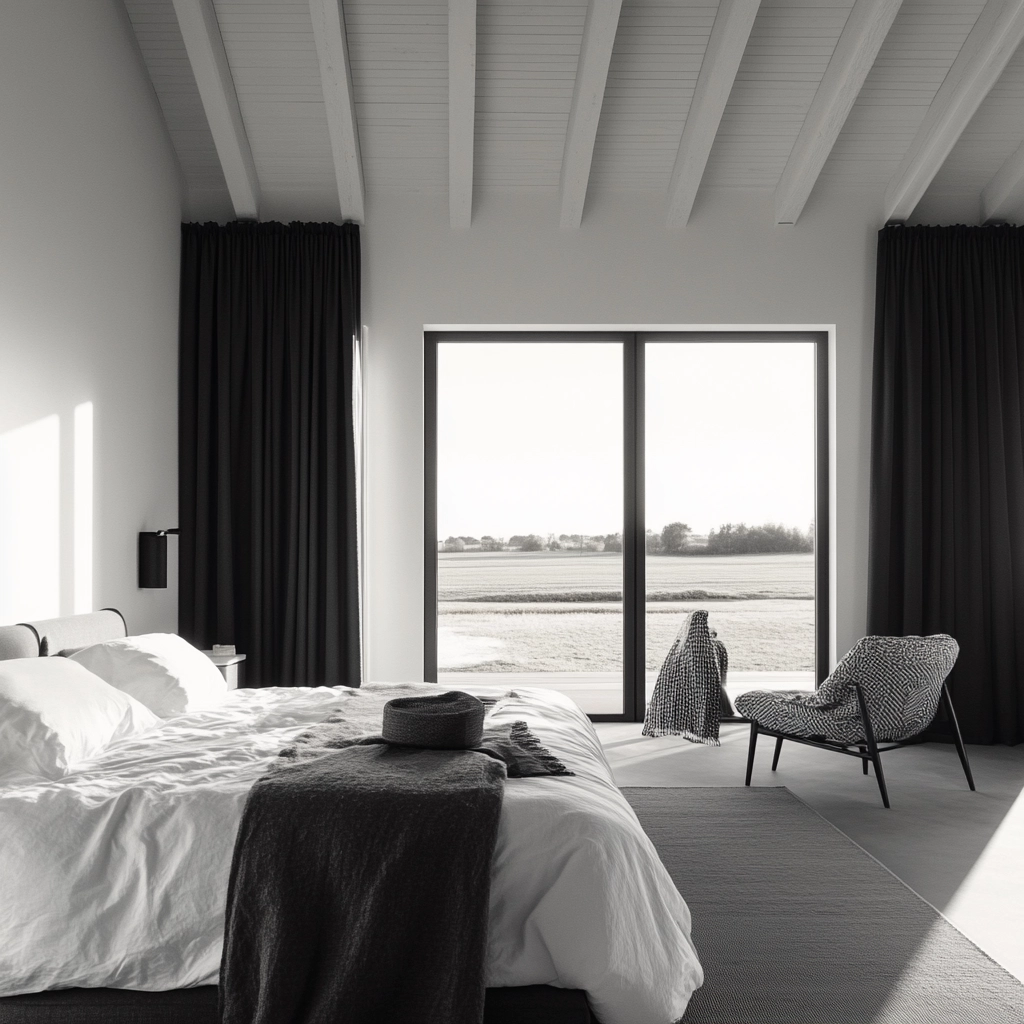 farmhouse modern bedroom 19