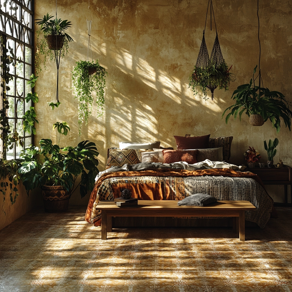 farmhouse modern bedroom 22