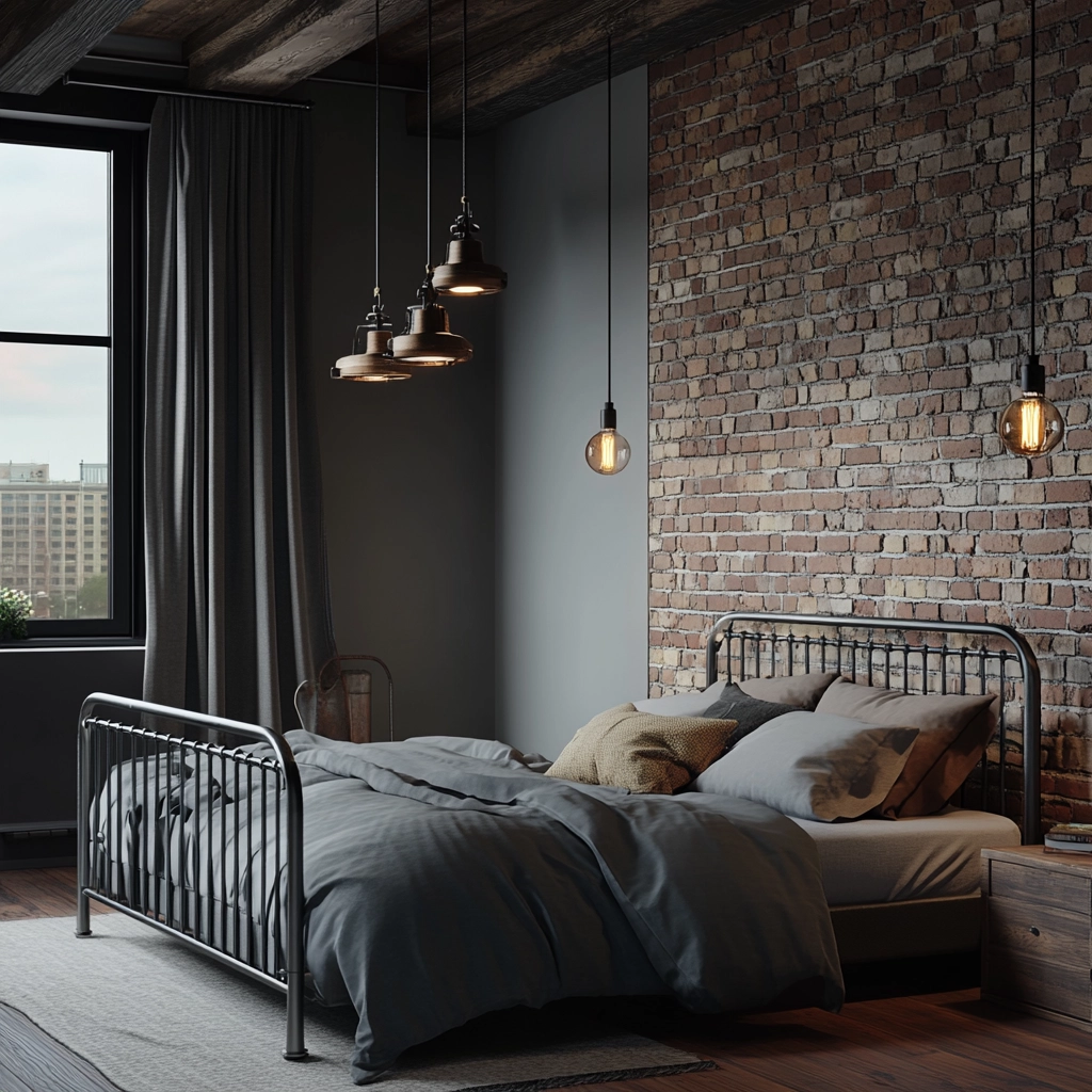 farmhouse modern bedroom 25