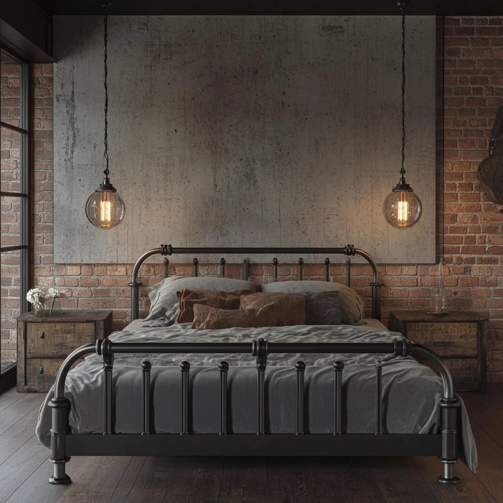 farmhouse modern bedroom 27