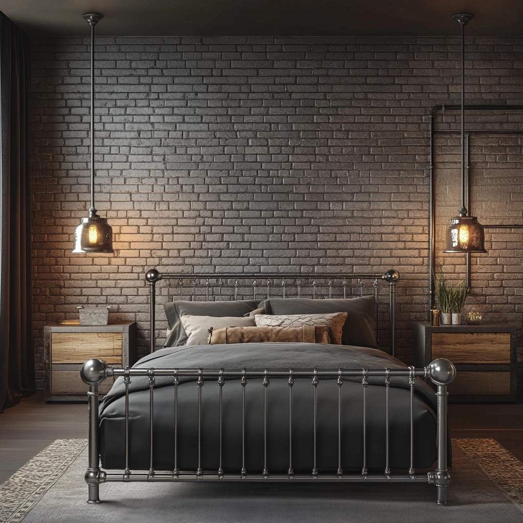 farmhouse modern bedroom 28
