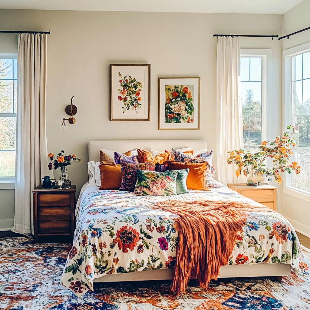 farmhouse modern bedroom 37