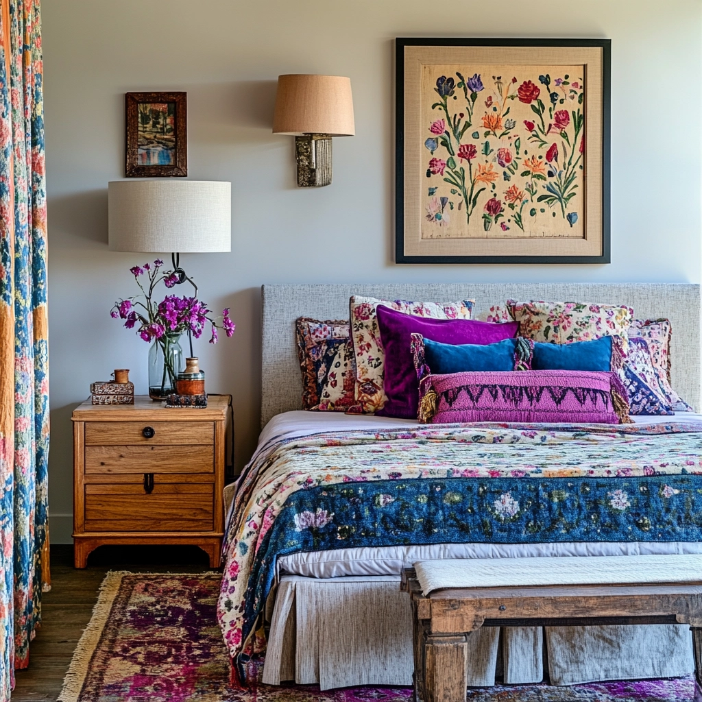 farmhouse modern bedroom 38