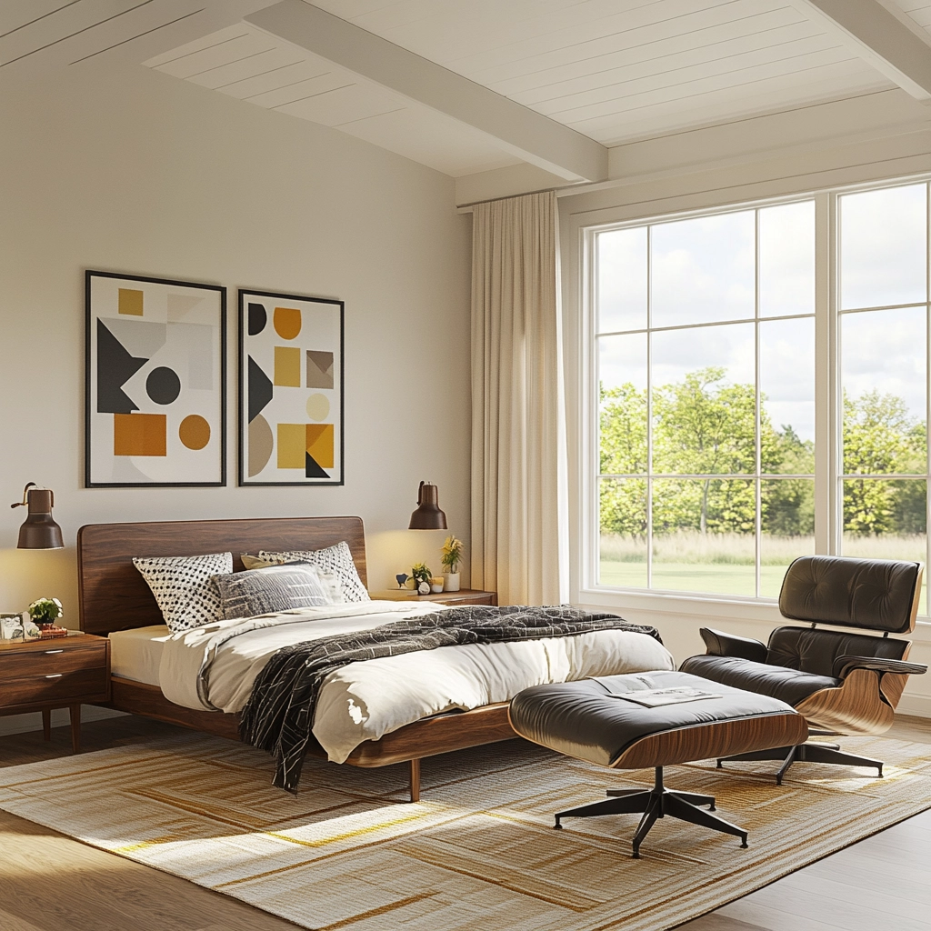 farmhouse modern bedroom 41
