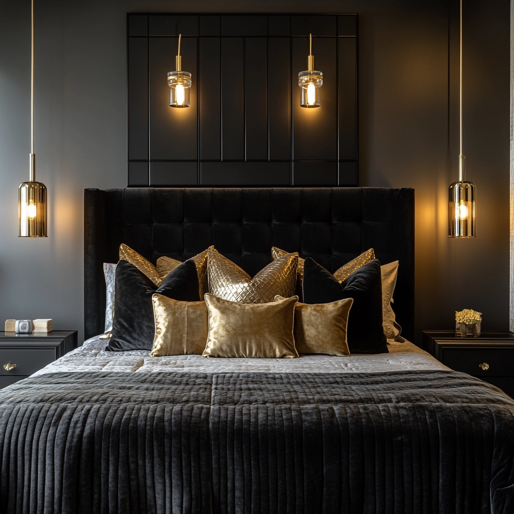farmhouse modern bedroom 45