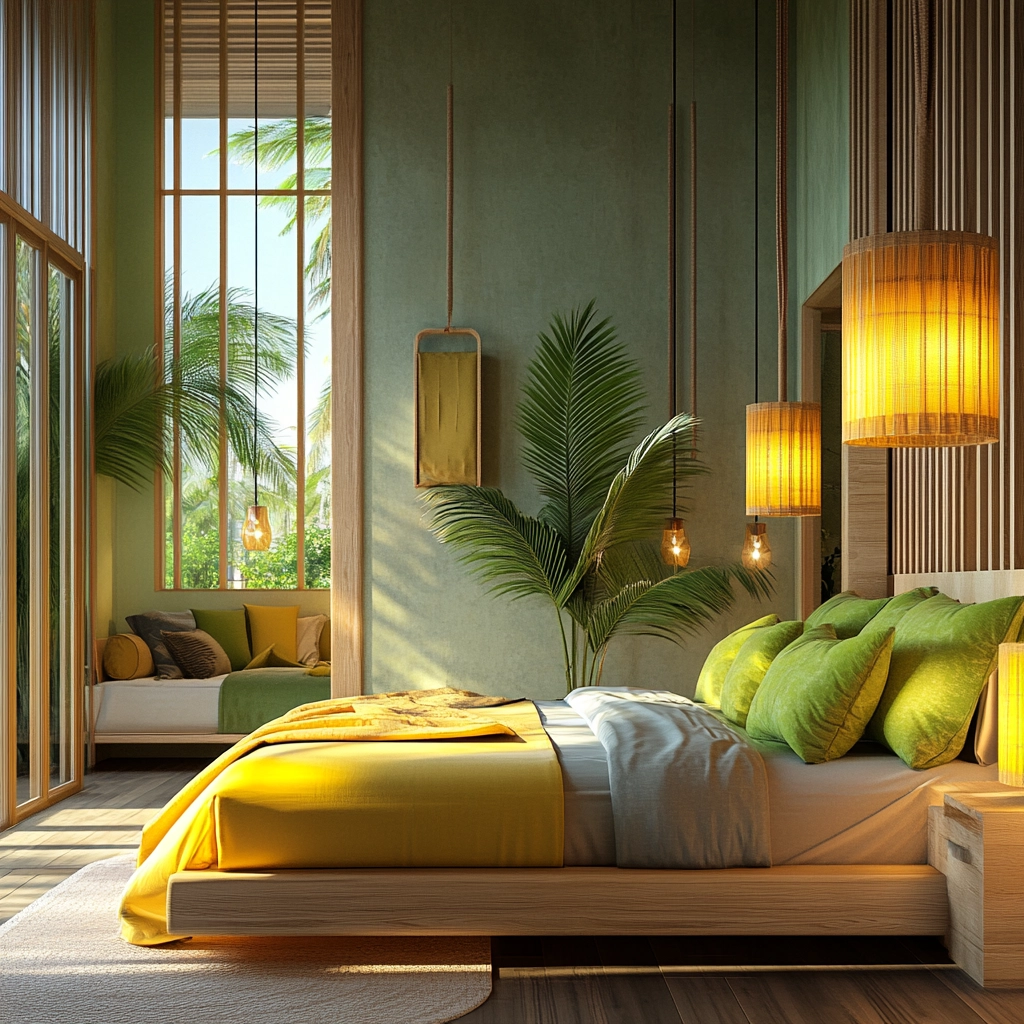 farmhouse modern bedroom 57