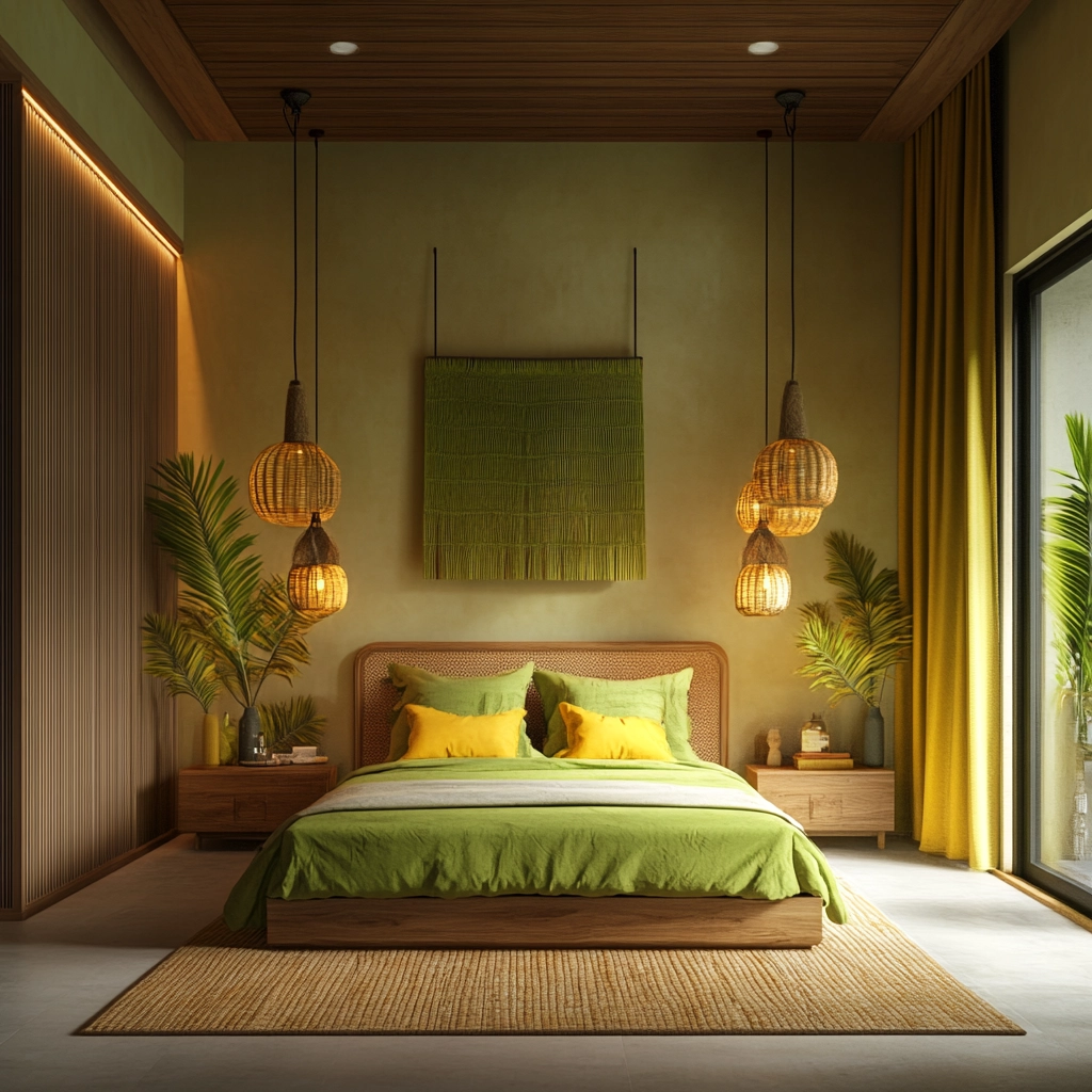 farmhouse modern bedroom 59
