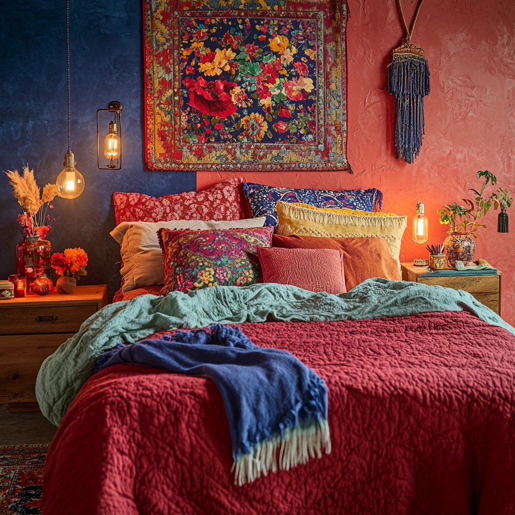 farmhouse modern bedroom 77