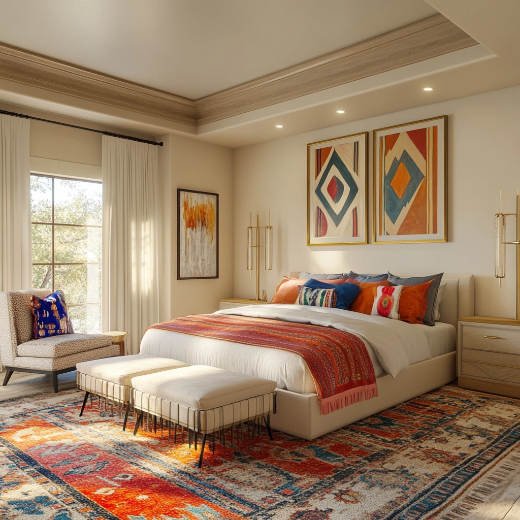 farmhouse rugs bedroom 14