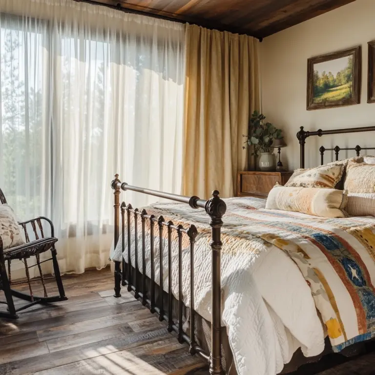 farmhouse rustic bedroom 1
