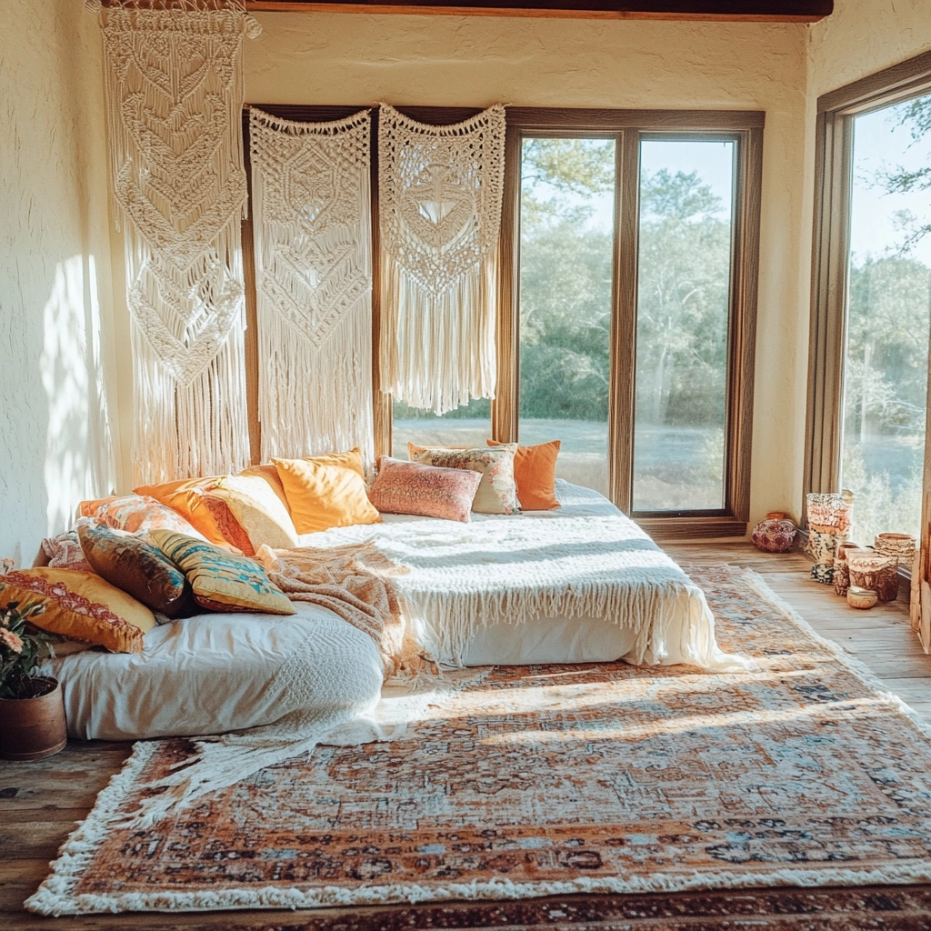 farmhouse rustic bedroom 10