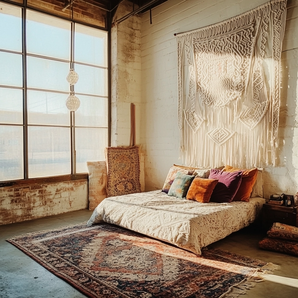 farmhouse rustic bedroom 11