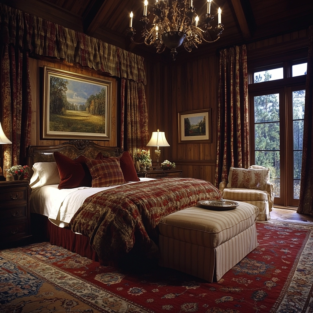 farmhouse rustic bedroom 19