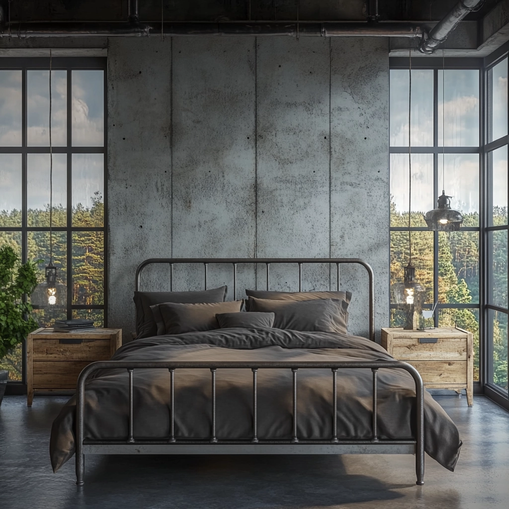 farmhouse rustic bedroom 21